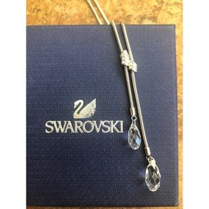 NWT Swarovski Crystal Lariat Necklace